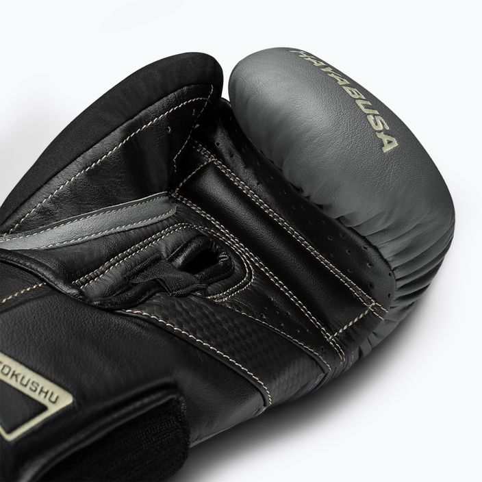 Boxerské rukavice Hayabusa T3 v barvě charcoal/black 4