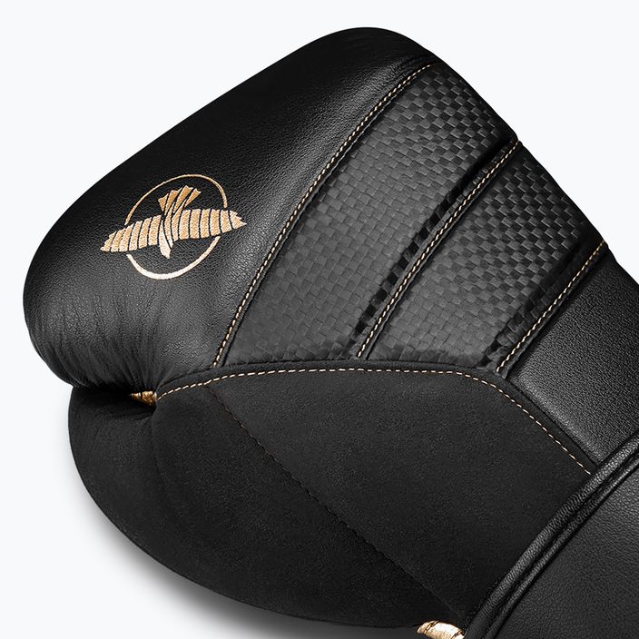 Boxerské rukavice Hayabusa T3 černé/zlaté 6