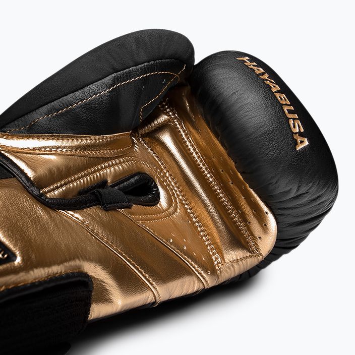 Boxerské rukavice Hayabusa T3 černé/zlaté 7