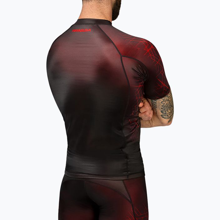 Pánské tričko Hayabusa Geo Rashguard Shortsleeve red 2