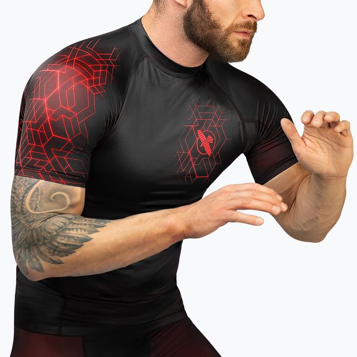 Pánské tričko Hayabusa Geo Rashguard Shortsleeve red 4