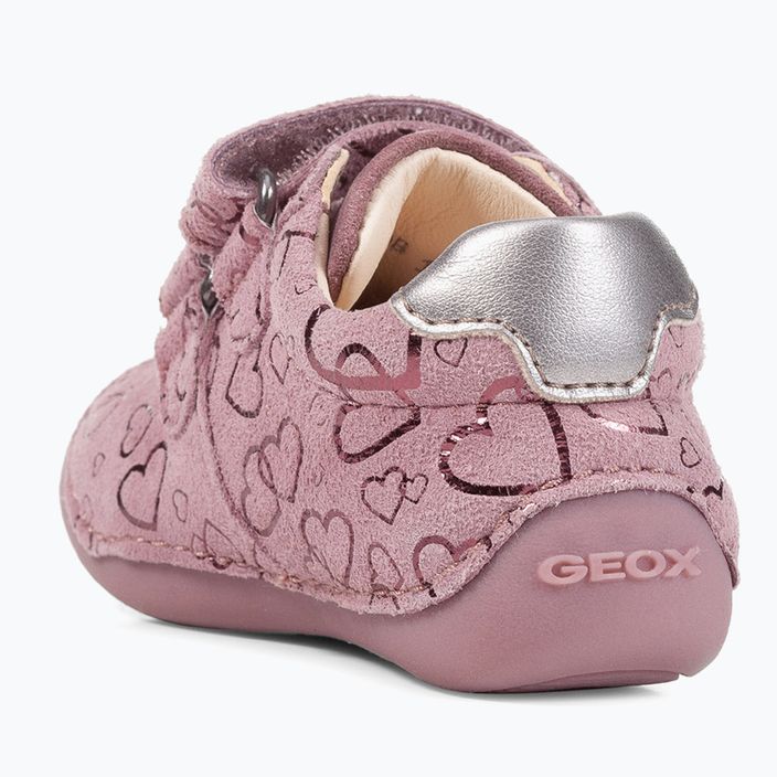 Dětské boty Geox Tutim dark pink/silver 9