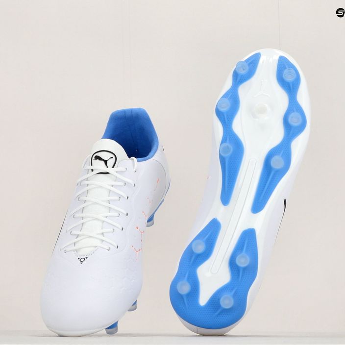 PUMA King Pro FG/AG pánské fotbalové boty bílé 107099 01 12