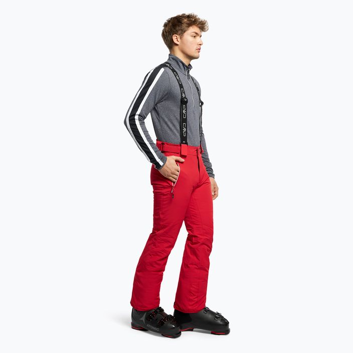 CMP pánské lyžařské kalhoty červené 3W04467/C580 2