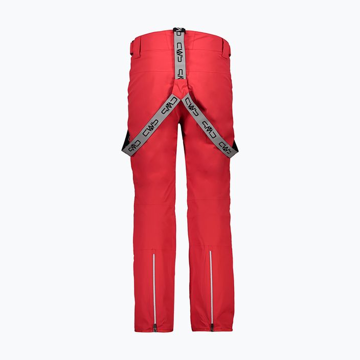 CMP pánské lyžařské kalhoty červené 3W04467/C580 8