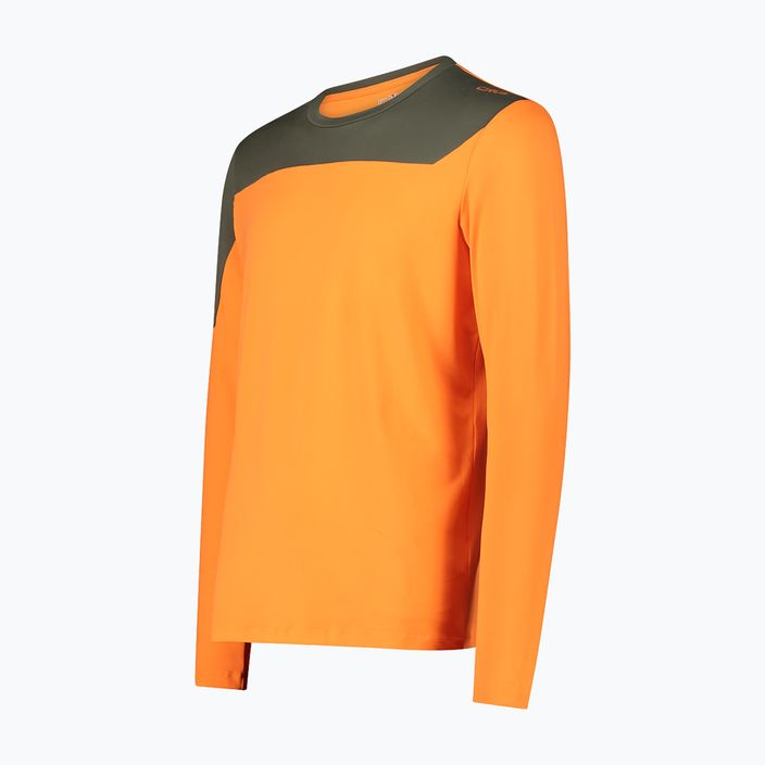 Pánské běžecké tričko Longsleeve CMP 34N1747 fanta fluo 3