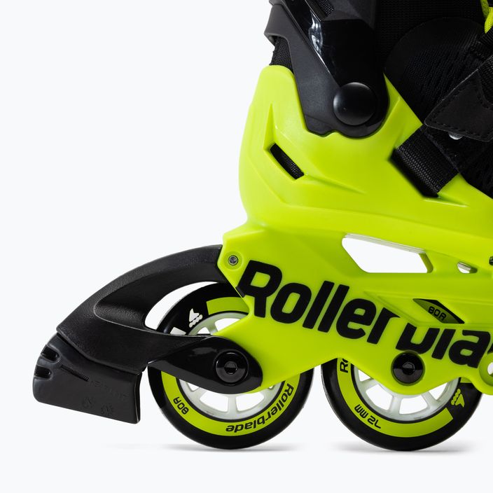 Rollerblade Microblade dětské kolečkové brusle černo-žluté 7101700215 7