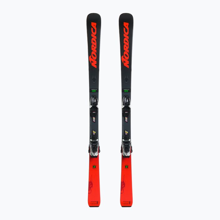 Dětské sjezdové lyže Nordica DOBERMANN Combi Pro S FDT + Jr 7.0 black/red 0A1330ME001