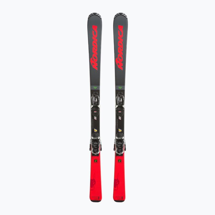 Dětské sjezdové lyže Nordica Team J R + J7.0 FDT grey/red