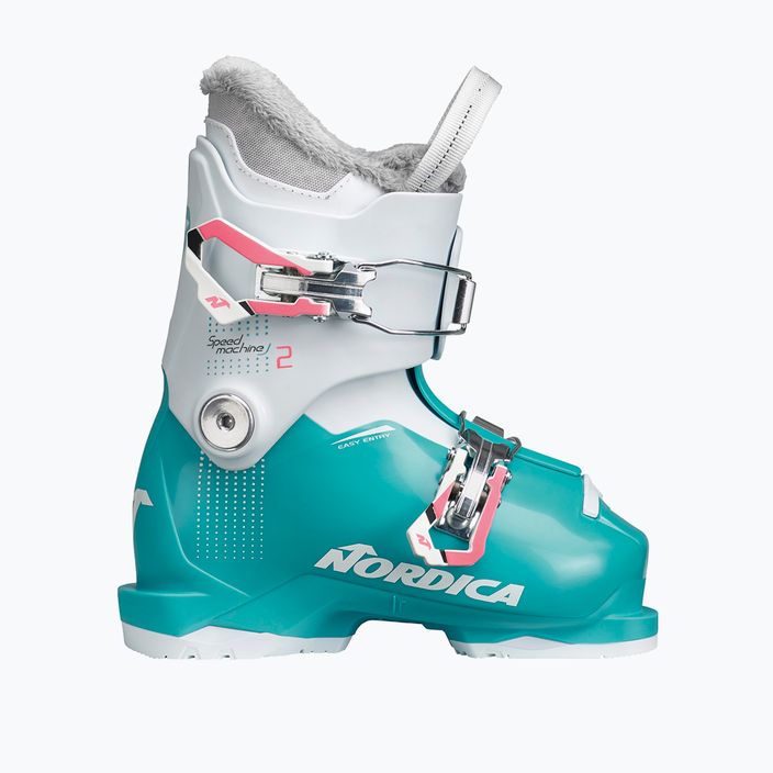 Dětské lyžařské boty Nordica Speedmachine J2 modré a bílé 8