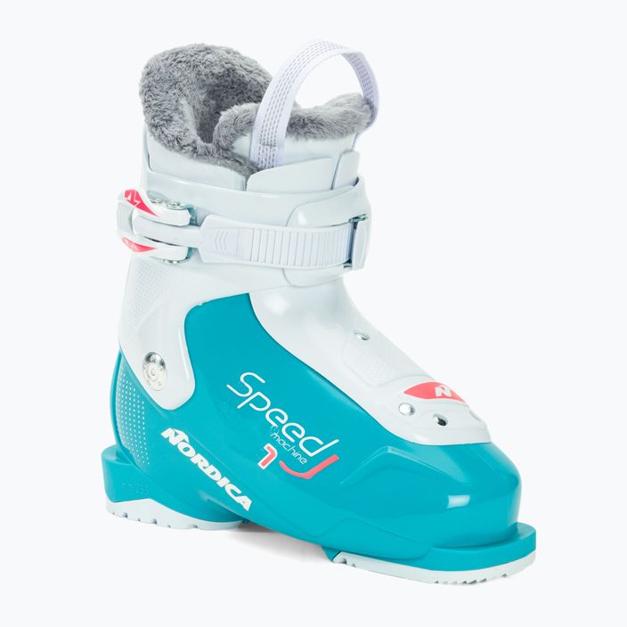 Dětské lyžařské boty Nordica Speedmachine J1 light blue/white/pink