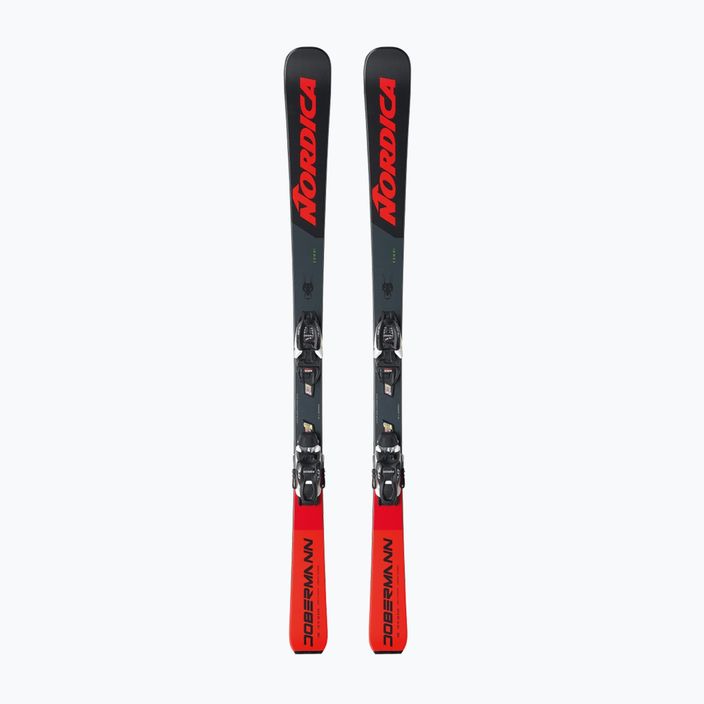 Dětské sjezdové lyže Nordica Doberman Combi Pro S + J7.0 FDT black/red 6