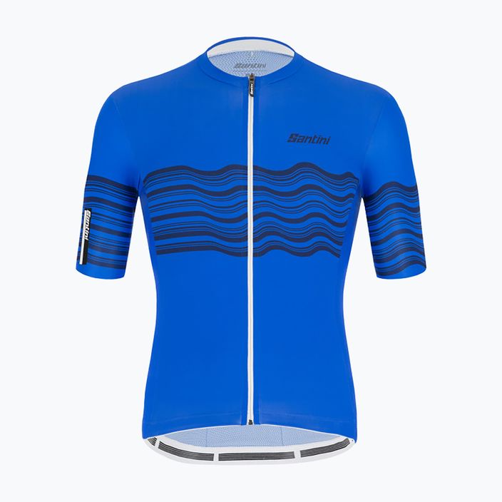 Pánský cyklistický dres Santini Tono Profilo modrý 2S94075TONOPROFRYS