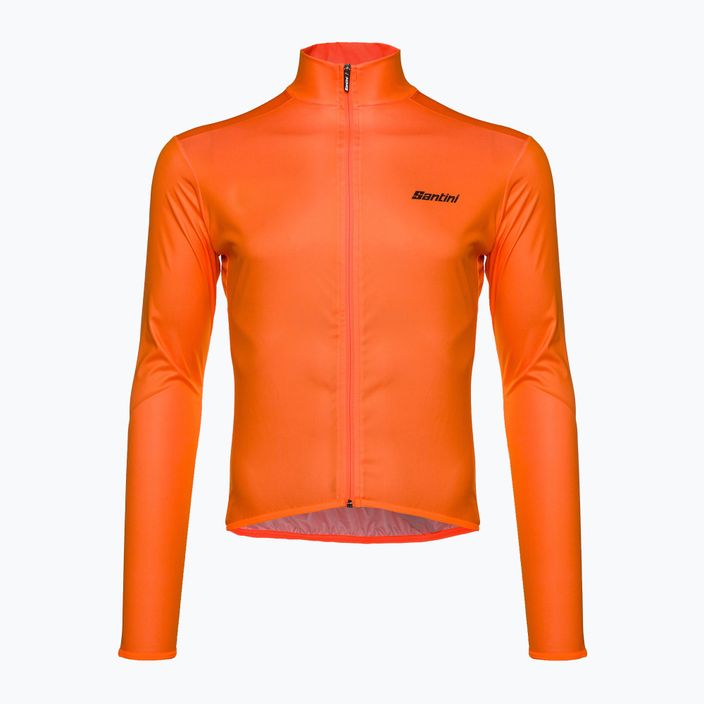Santini Nebula Puro pánská cyklistická bunda oranžová 2W33275NEBULPUROAFS