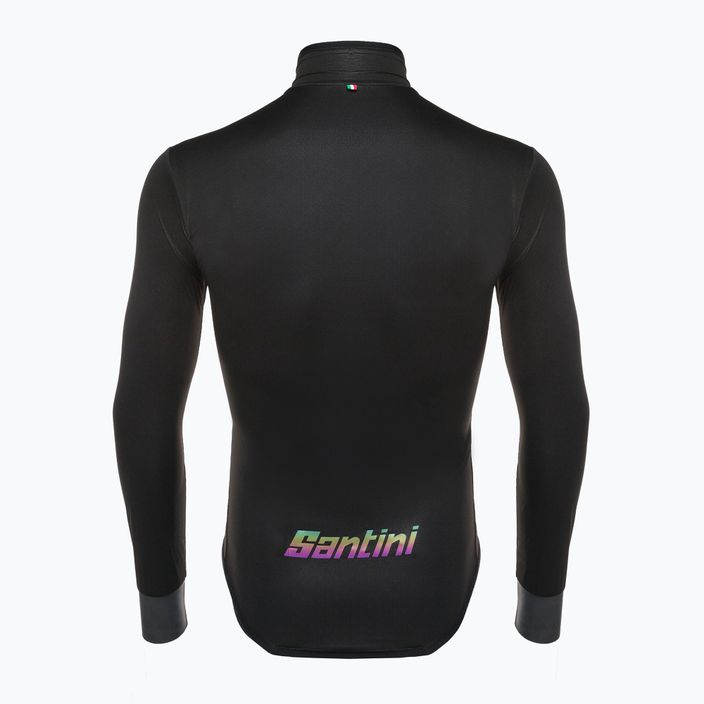 Santini Guard Nimbus pánská cyklistická bunda černá 2W52275GUARDNIMBNES 2