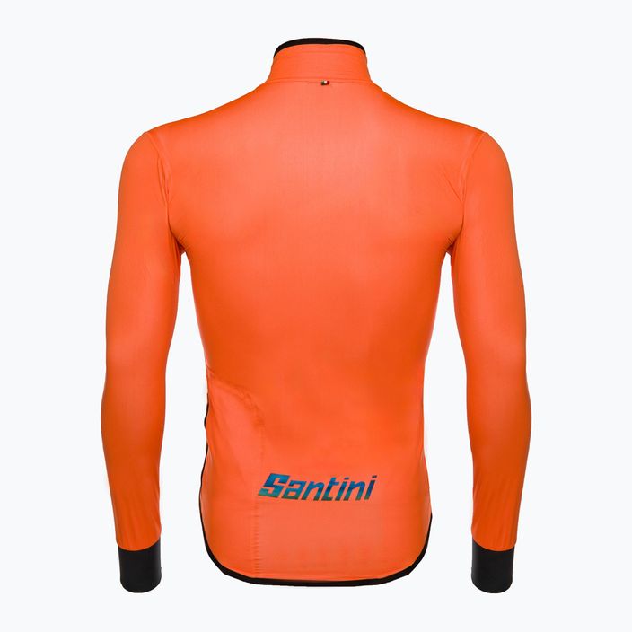 Santini Guard Nimbus pánská cyklistická bunda oranžová 2W52275GUARDNIMB 2
