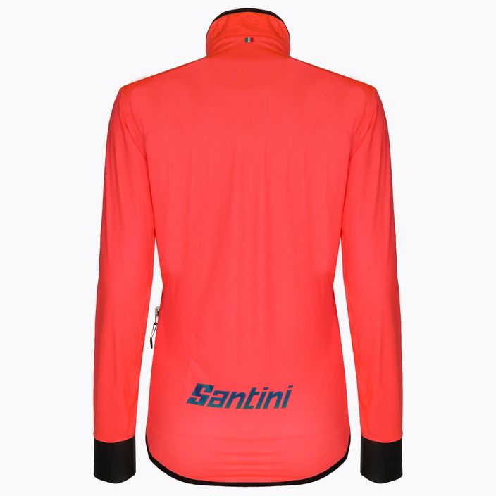 Dámská cyklistická bunda Santini Guard Nimbus oranžová 2W52375GUARDNIMBGN 2