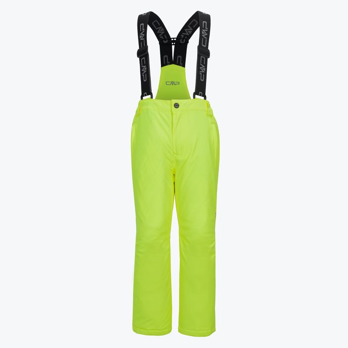 Dětské lyžařské kalhoty CMP žluté 3W15994/R626