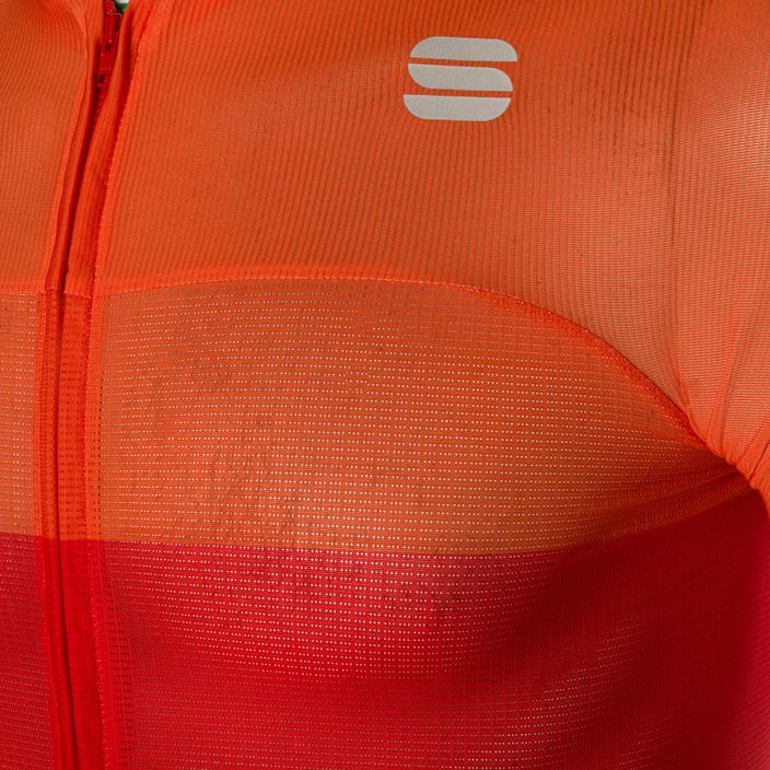 Pánský cyklistický dres Sportful Light Pro oranžový 1122004.140 5