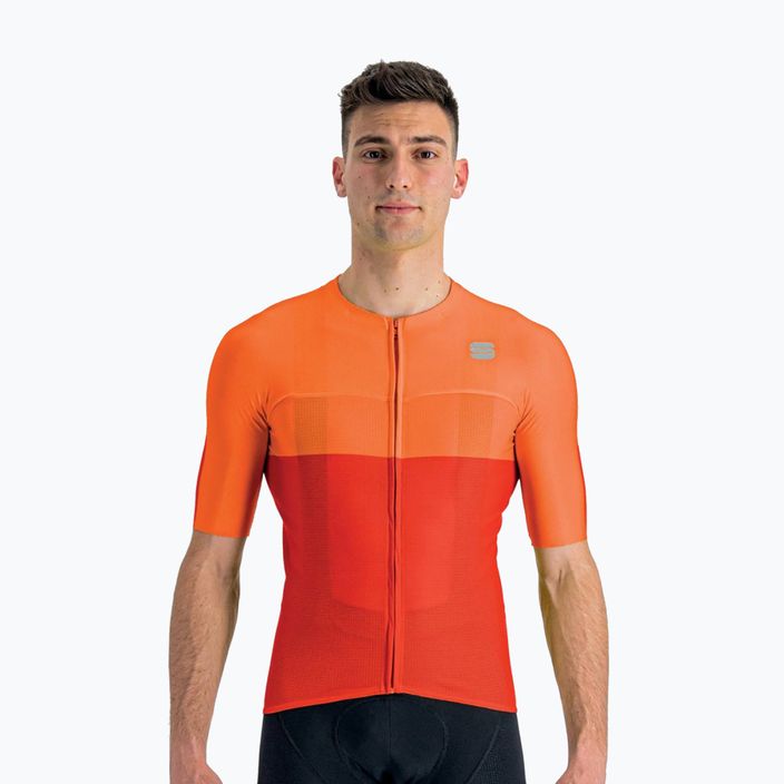 Pánský cyklistický dres Sportful Light Pro oranžový 1122004.140