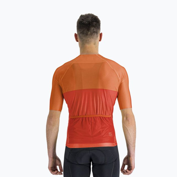 Pánský cyklistický dres Sportful Light Pro oranžový 1122004.140 2