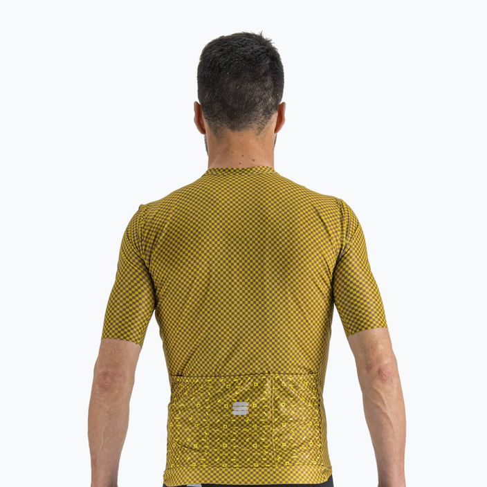 Sportful Checkmate pánský cyklistický dres žlutý 1122035.371 2