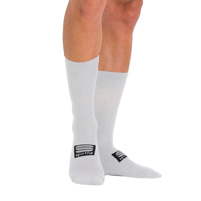 Sportful Pro pánské cyklistické ponožky bílé 1123043.101 2