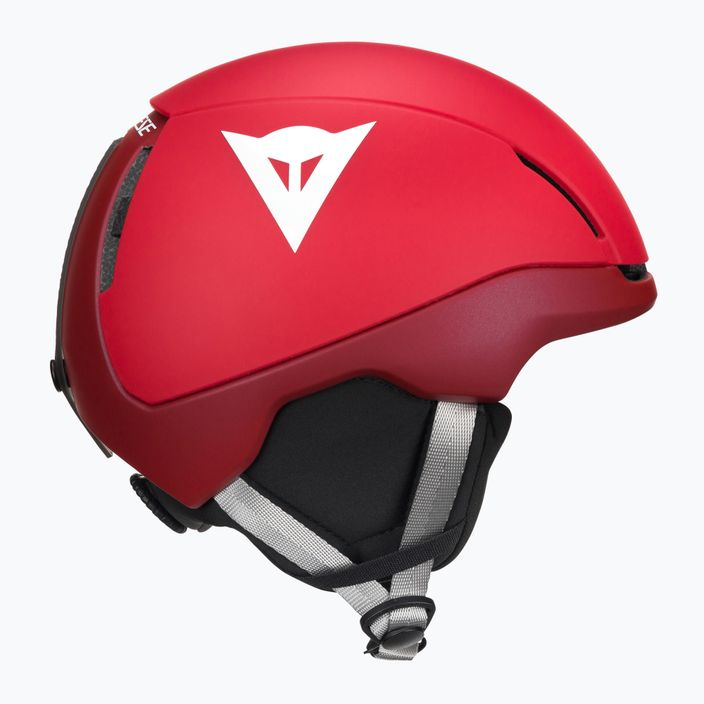 Dětské lyžařské helmy Dainese Scarabeo Elemento metallic red/white logo 4