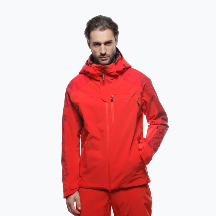 Pánská lyžařská bunda Dainese Dermizax Ev Core Ready high/risk/red