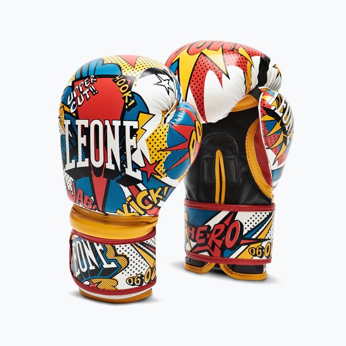 Barevné dětské boxerské rukavice Leone Hero GN400J 9