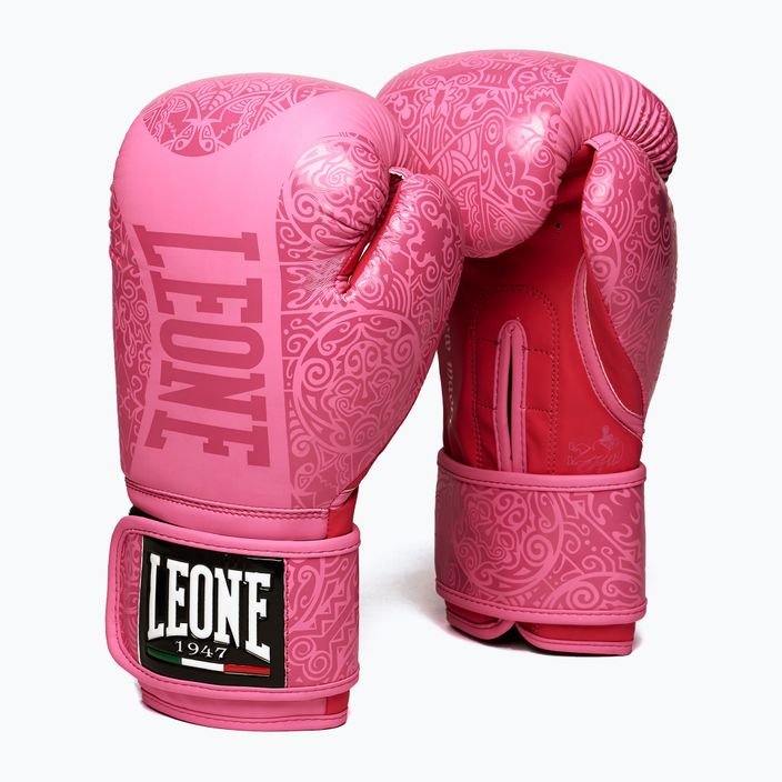 Růžové boxerské rukavice Leone Maori GN070 7