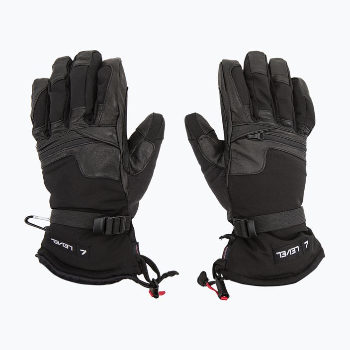 Pánské snowboardové rukavice Level Ranger Leather černé 2091 3