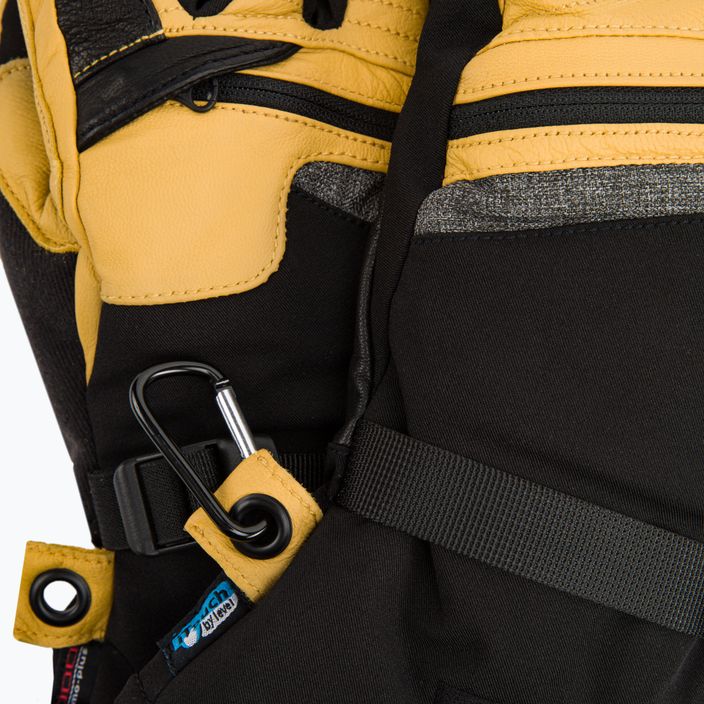 Pánské snowboardové rukavice Level Ranger Leather žluté 2091 4