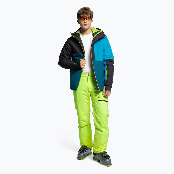 Pánské lyžařské kalhoty CMP zelené 39W1537/R626 2
