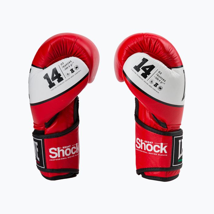 Boxerské rukavice Leone 1947 Shock červená GN047 4