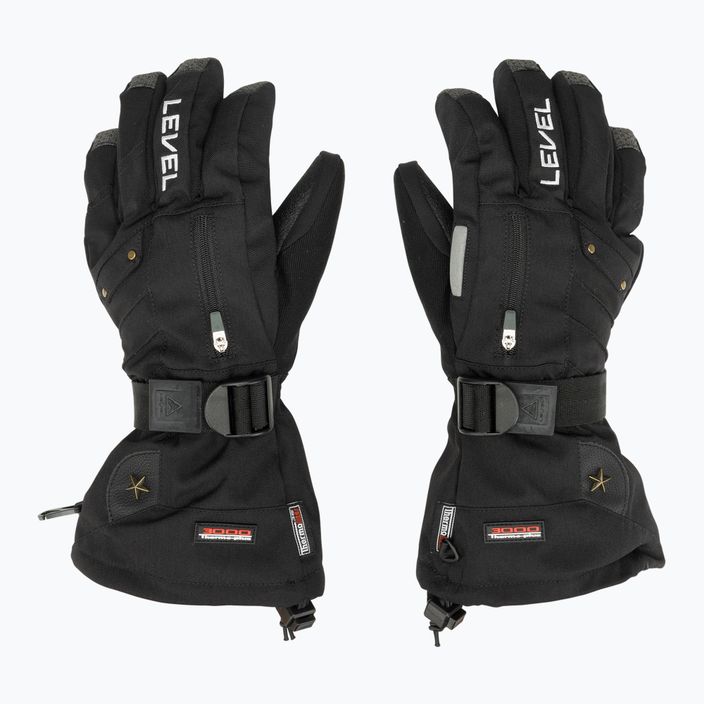Pánské lyžařské rukavice Level Star černé 3