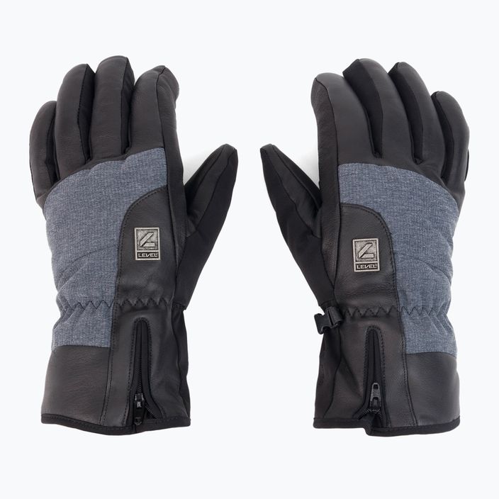Lyžařské rukavice Level Sharp šedé 3330 3