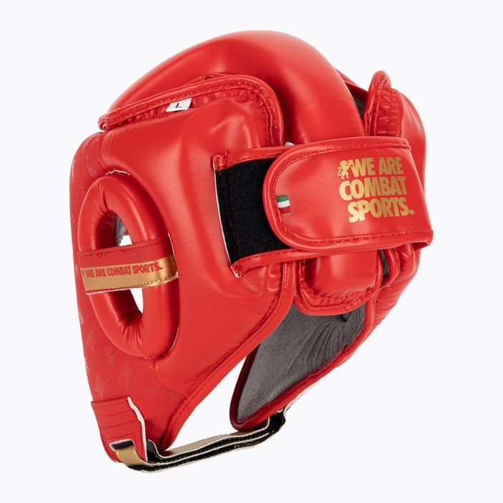 Boxerská helma Leone 1947 Headgear Dna červená CS444 3