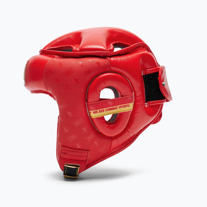 Boxerská helma Leone 1947 Headgear Dna červená CS444 8