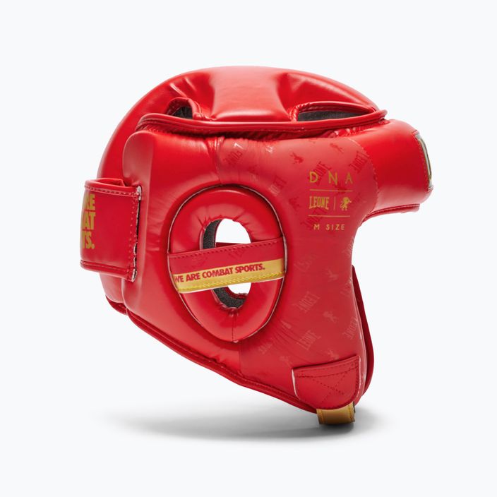 Boxerská helma Leone 1947 Headgear Dna červená CS444 10