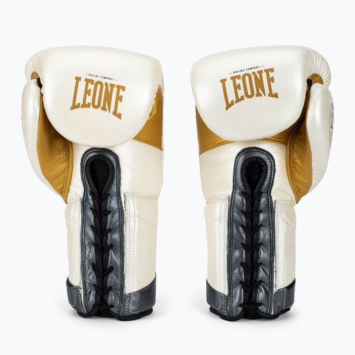 Boxerské rukavice LEONE 1947 Authentic 2 bílé 2