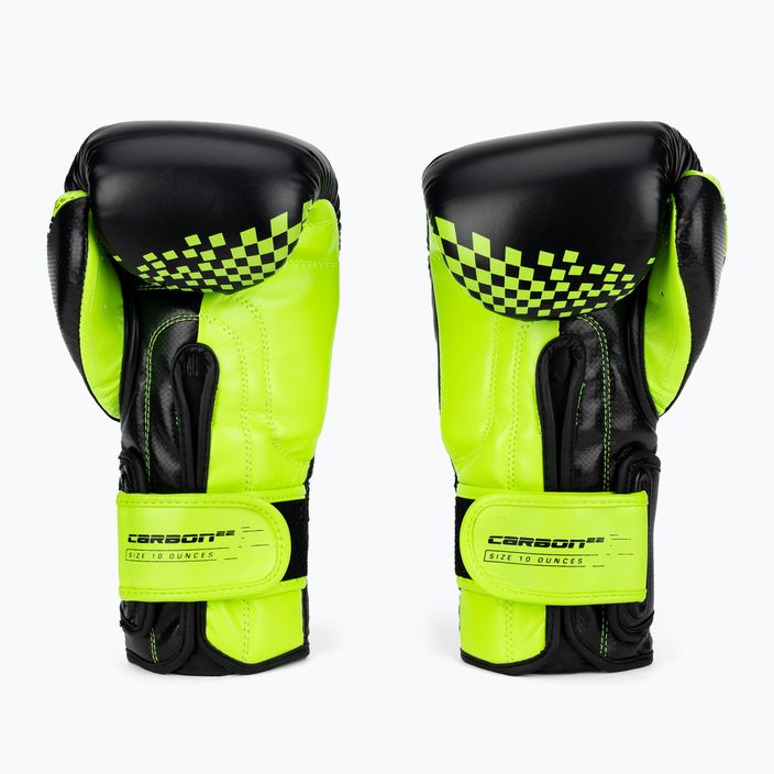 Boxerské rukavice Leone Carbon22 černo-zelené GN222 2