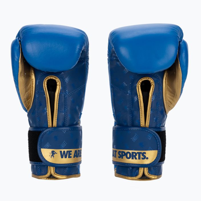Boxerské rukavice LEONE 1947 Dna blue 2