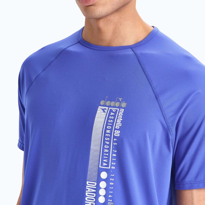 Pánské běžecké tričko Diadora Super Light Be One modré DD-102.179160-60050 4