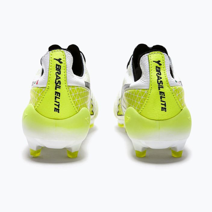 Pánské fotbalové boty Diadora Brasil Elite Tech GR ITA LPX white/black/fluo yellow 12