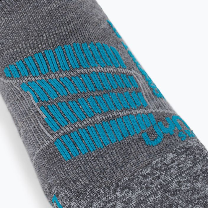 Dámské lyžařské ponožky UYN Ski Comfort Fit grey/turquoise 3