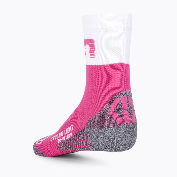 Dámské cyklistické ponožky UYN Light pink/white 2