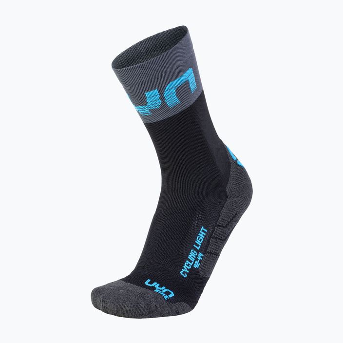 Pánské cyklistické ponožky UYN Light black /grey/indigo bunting 5