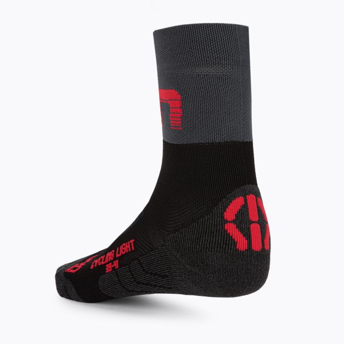 Pánské cyklistické ponožky UYN Light black /grey/hibiscus 2