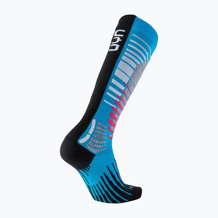 Dámské ponožky na snowboard UYN Ski Snowboard turquoise/black 6